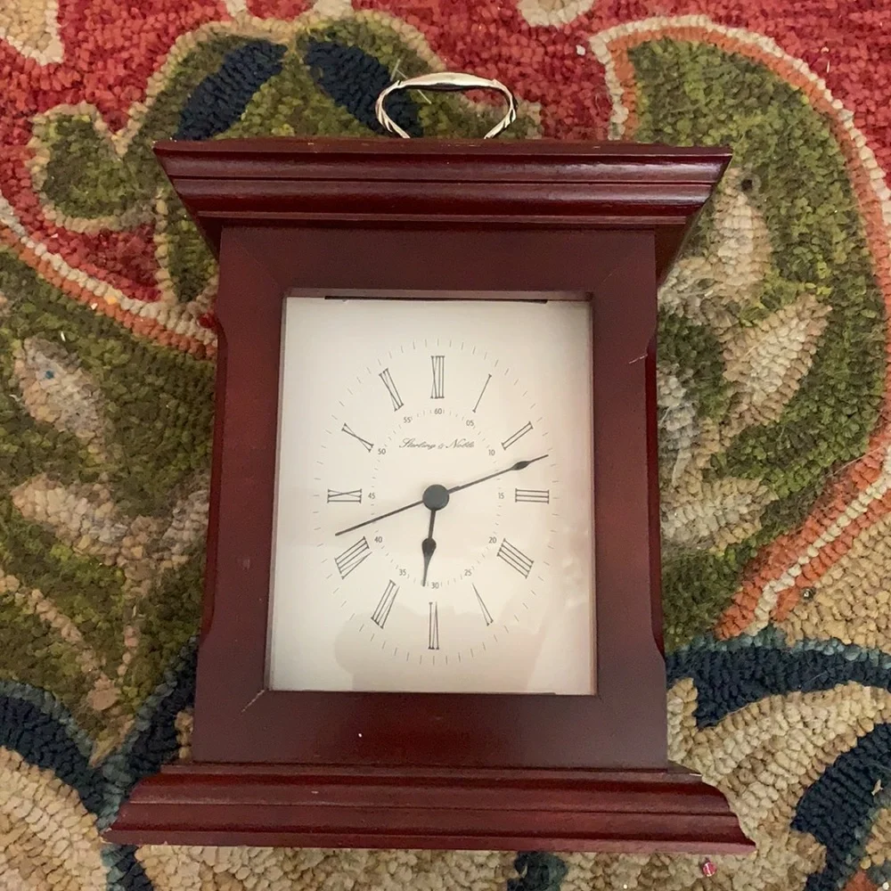 Sterling and Noble Mantel Clock